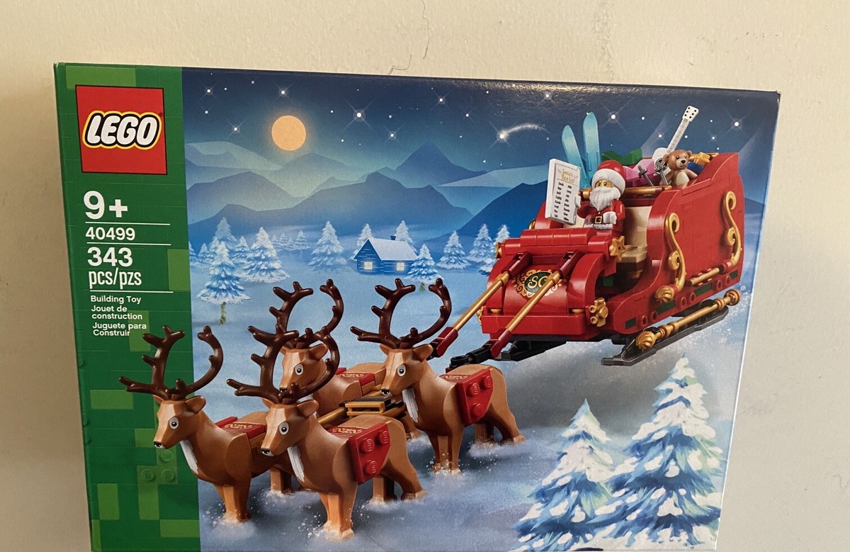 Lego 40499 Santa's Sleigh Reindeer 343 pcs Sealed In Box!