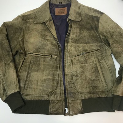 levis leather bomber