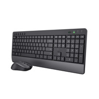 Trust Trezo Kabelloses Tastatur Maus Set Qwertz Nachhaltiges Design 2.4 Ghz
