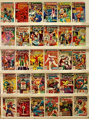 Fantastic Four   Lot of 30 comics   Issue #'s: 219-248  STRAIGHT RUN  Average gr