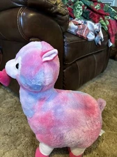 Llama Kelly Toy Plush Stuffed Animal 18" Alpaca Tye-Dye -Valentine