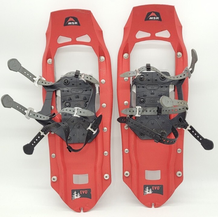 MSR DENALI EVO Denali Snowshoes RED made in USA 22x8" MOUNTAIN SAFETY