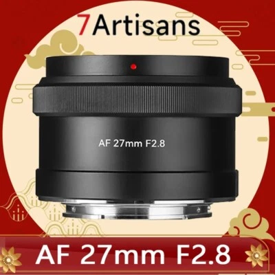 7Artisans AF 27mm F2.8 APS-C Auto Focus Lens for Fujifilm Fuji X Mount Cameras
