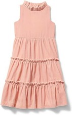 NWT  Janie  Jack Peony Pink Tiered Velvet Dress  Size: 3  79