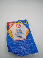New Sealed Ty Teenie Beanie Baby Smoochy The Frog 3 McDonalds Toy Retired 1999