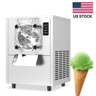Wixkix Hard Serve Ice Cream Machine Countertop 6.34 Gal/H Sorbet Gelato Maker