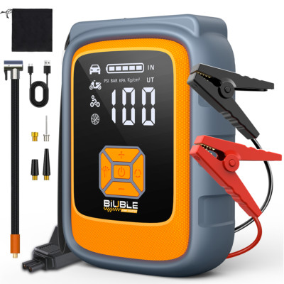 BIUBLE X8 Jump Starter with Air Compressor 9000A Portable Car