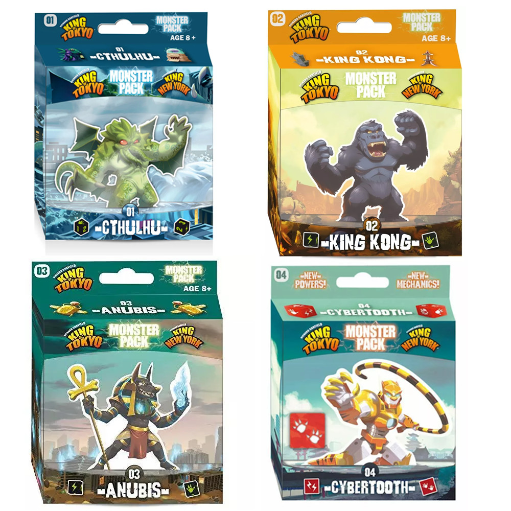 Набор монстров Ктулху Конг Анубис Киберзубый Король Токио Дополнения 1 2 3 4