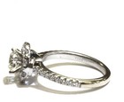 GIA certified Vera Wang 14k white gold 1.45ct round diamond engagement ring 4g — photo 4