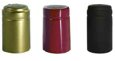 YARNOW 200 Capsule Termoretraibili Per Bottiglie Da Vino: 33 Mm, Colore Nero