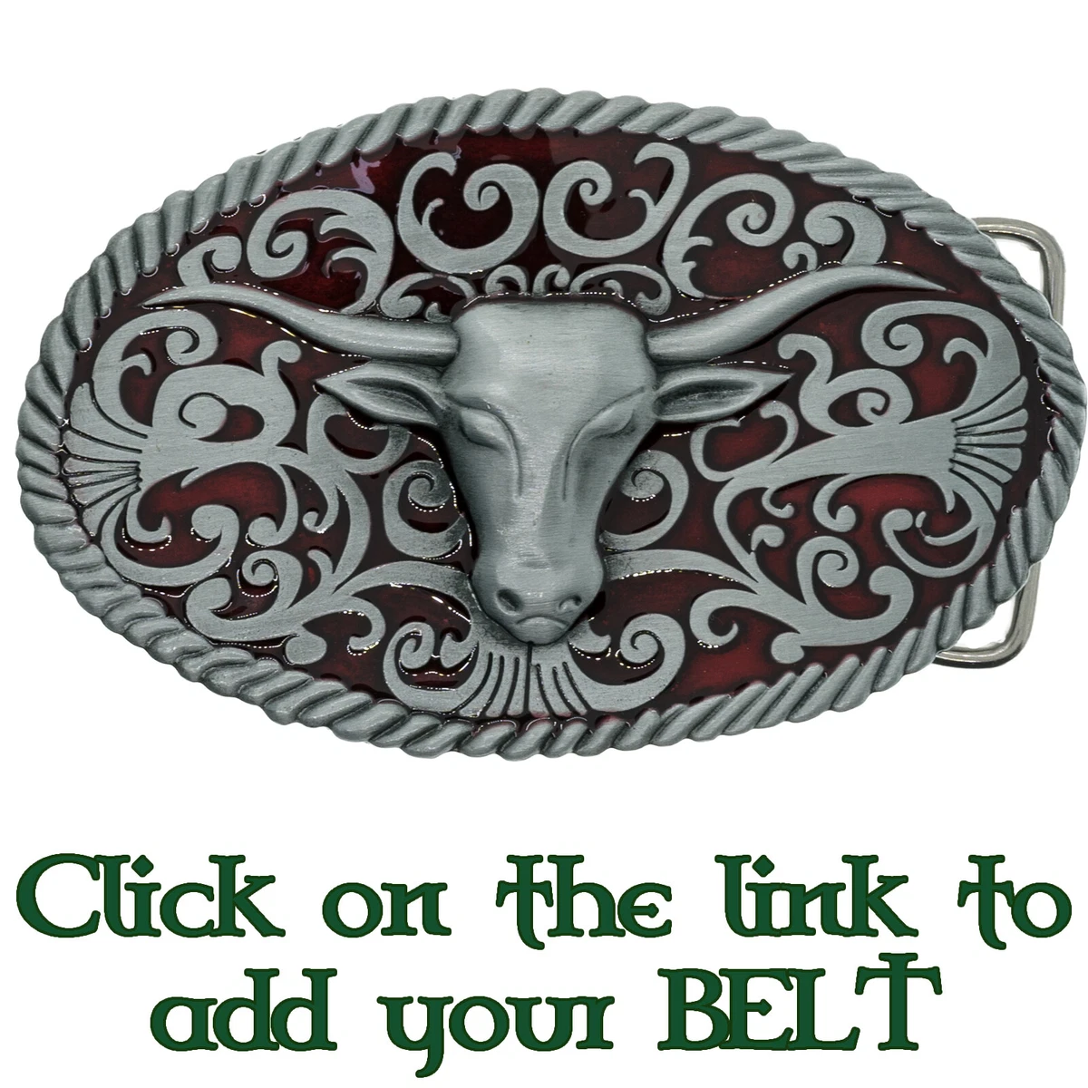 Ancienne Boucle De Ceinture Toupie Silver Star - Made In USA