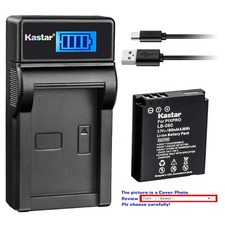Kastar Battery LCD USB Charger for Kodak LB-080  Kodak PIXPRO SP360, SP360 4K