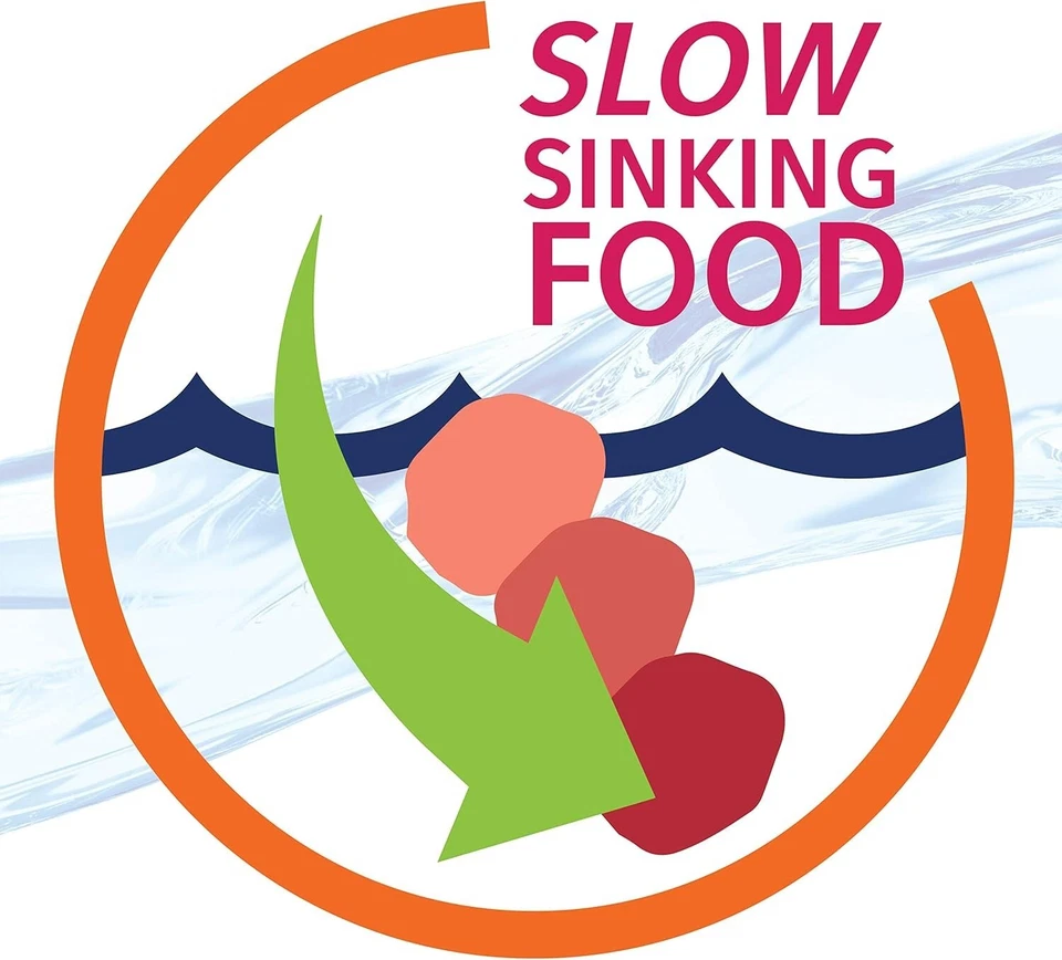 Pellets de comida para peces de hundimiento lento de cíclidos Aqueon, tamaño mediano, 25 onzas Foto 2 de 4