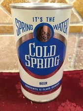 COLD SPRING 12 oz Collector Can Cold Springs Brewing Company 1975 with TAB empty