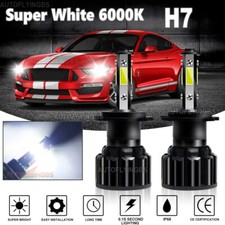 2X H7 LED Headlight Bulb Conversion Kit High ...