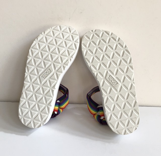 Teva Midform Universal Rainbow Pride Platform Sandals Women US 6/ EUR 37 for sale online | eBay