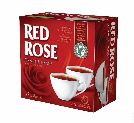 Red Rose Orange Pekoe Tea, 72-Pack | eBay