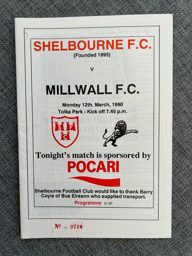 MILLWALL AWAY FRIENDLY 1989 TO 2019 YOU CHOOSE FROM DROPDOWN LIST - Picture 28 of 39