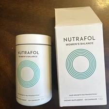 NUTRA-FOI WOMEN'S BALANCE HAIR GROWTH NUTRACEUTICAL 120 CAPSULES NWOB