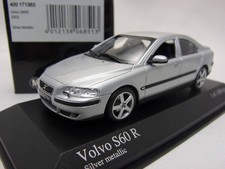 VOLVO S60R 2003 Silver met Volvo sedan MINICHAMPS 1/43 Minicar