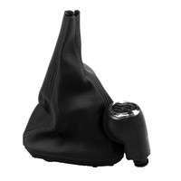 Schaltknauf Schaltknopf FüR Opel Corsa D 2006-2014 6 Gang Kunstleder Schwarz