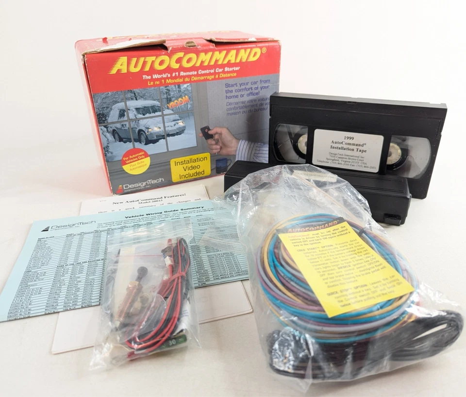 Vintage Auto Command Remote Car Starter by DesignTech Model 20023 - NEW, Boxed - Image 2 of 4