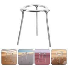  2 pezzi treppiede da laboratorio becco Bunsen treppiede lampada ad alcool