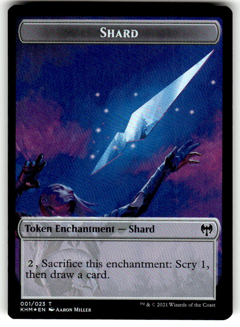 Dwarf Berserker // Shard Double-Sided Token 12 // 1 Kaldheim Magic:  Foil NM