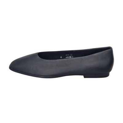 M&S Collection Freizeit Slipper Leder flache Ballerinas Damen