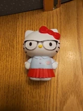 McDonalds Happy Meal Toy Hello Kitty Ruler Holder Cake Topper Ruler Missing 3"