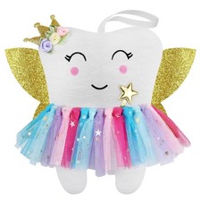 Beautiful Tooth Fairy Pillow Colorful Skirt Tooth Fairy Doll Lost Teeth Keeps...