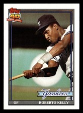Roberto Kelly 1991 Topps #11 New York Yankees Baseball *226