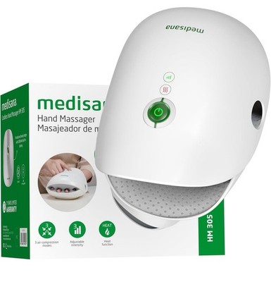 Medisana Hand Massager HM 305 Cordless Heat Acupressure Compression Massage