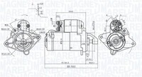 Anlasser Starter Magneti Marelli 063721415010 12V FüR Opel Vivaro Bus X83 Cdti 3