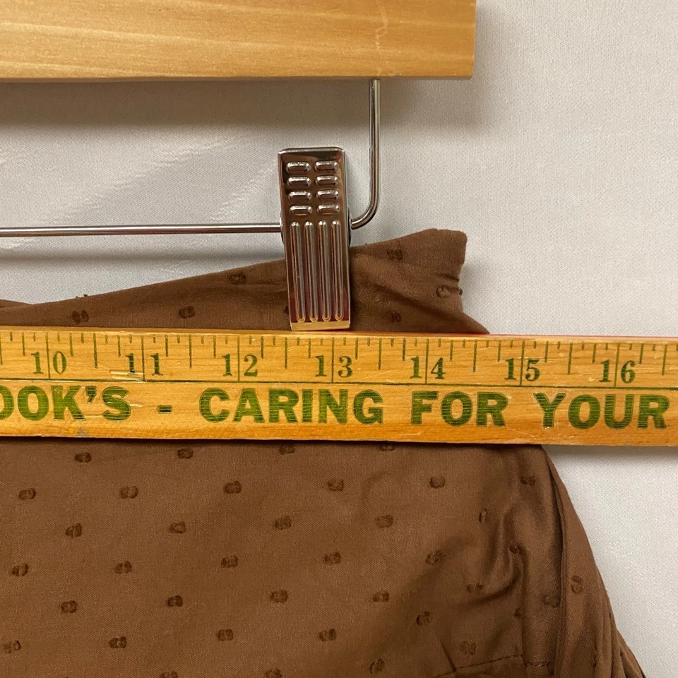 INC International Concepts Talla 4 Marrón Envolvente Lazo Boho Retro Falda de Cóctel Preppy Foto 4 de 4