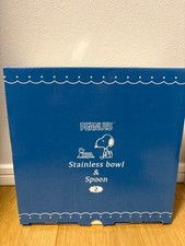 PEANUTS Snoopy Stainless Steel Bowl Spoon Set