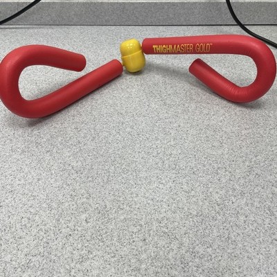  Vtg Thigh Master Gold 1991 Suzanne Somers Exercise Toning Workout Red Yellow