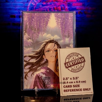 Boa Hancock Waifu Trading Card A6 Premium Oversized Blue Glitter