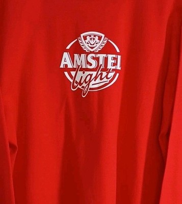 Amstel Light Graphic XL Men's T-Shirt  Long Sleeve Red 