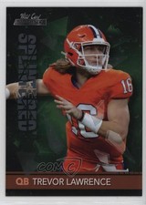 2021 Wild Card Alumination Splintered Green Trevor Lawrence #SP-1 Rookie RC w1s. rookie card picture