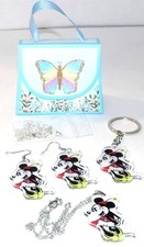 Acrylic Fashion Jewelry Disney MINNIE MOUSE NECKLACE SET in Gift Box 21