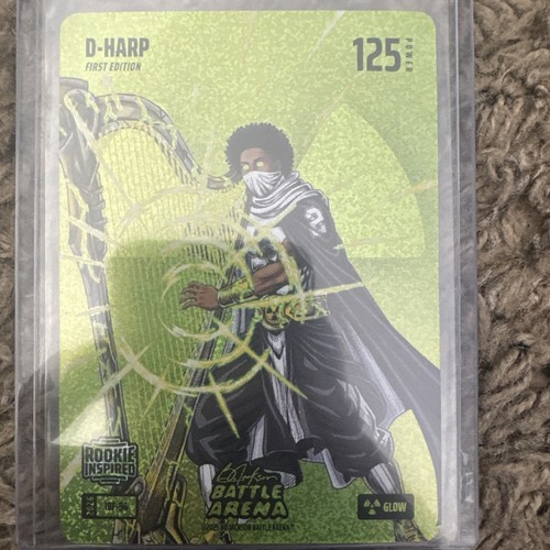 Bo Jackson Battle Arena D-Harp Green Glow Battlefoil IBF-94