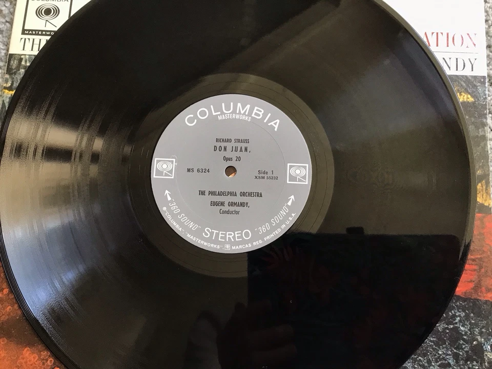 Ormandy Strauss Don Juan Death And Transfiguration Columbia MS6324 LP Foto 4 de 4