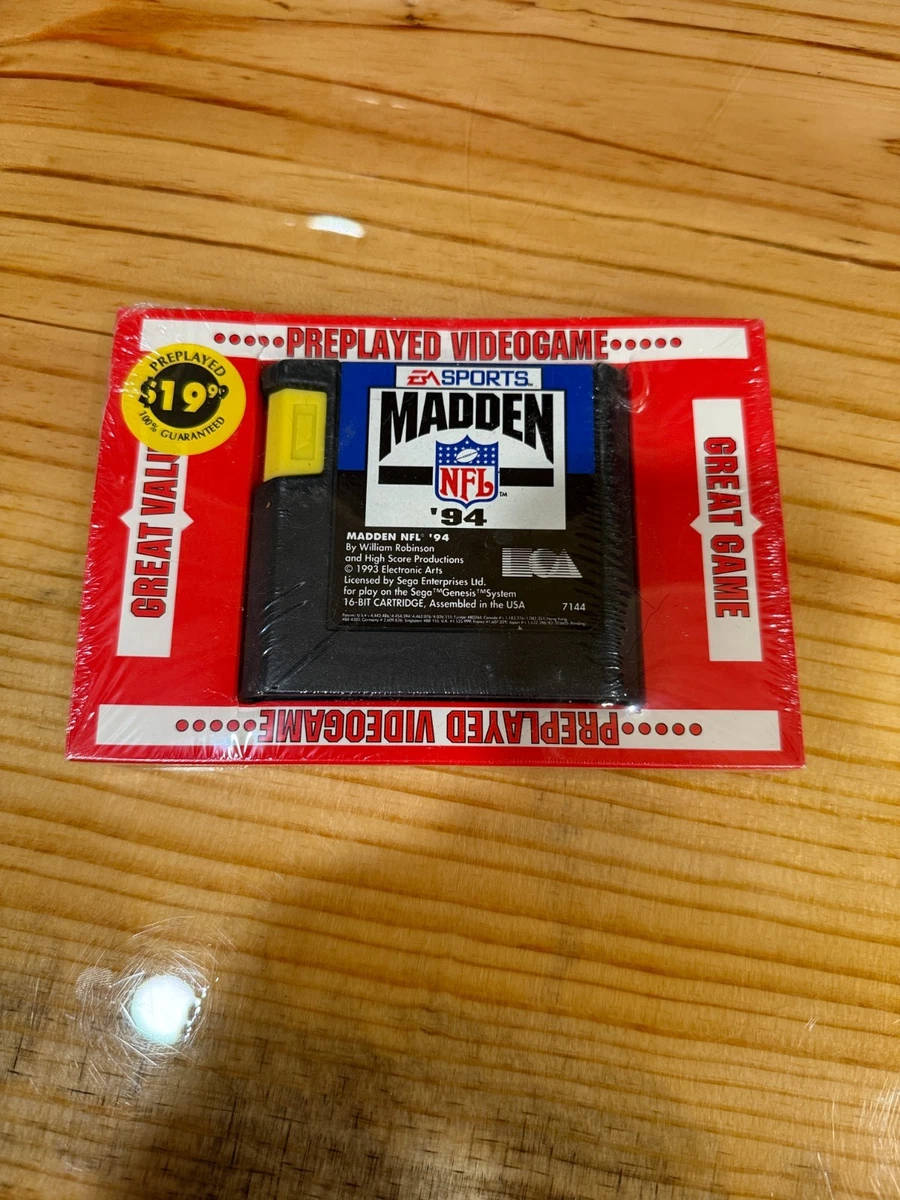 Madden NFL 94 Sports Video Games for sale | eBay