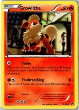 Growlithe Next Destinies 10/99 2012 Common Moderately Played on eBay