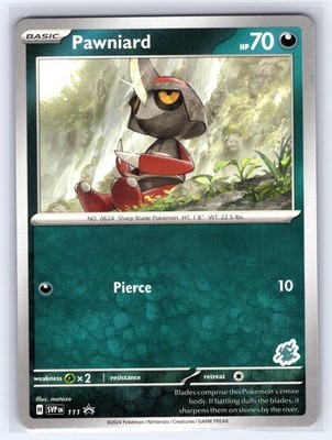 Pawniard - Darkrai Deck: 111 - Battle Academy 2024 Pokemon NM