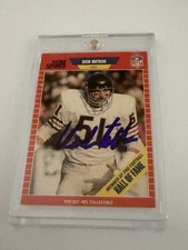 1989 Pro Set -CBS Sports Dick Butkus OC Auto #15 Announcer