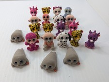 Lot Of 22 Ty Mini Boos 9 Flocked Figures Seals Owl Monkeys  Some Duplicates 