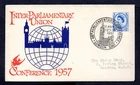 GB - 1957 Inter Parliamentary Union Conference London SW1 Cachet First Day Cover