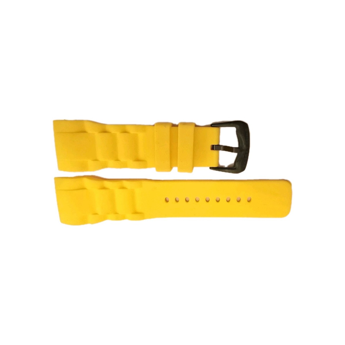 Swiss Legend Commander Watch Strap Band Silicone Yellow 26mm | eBay